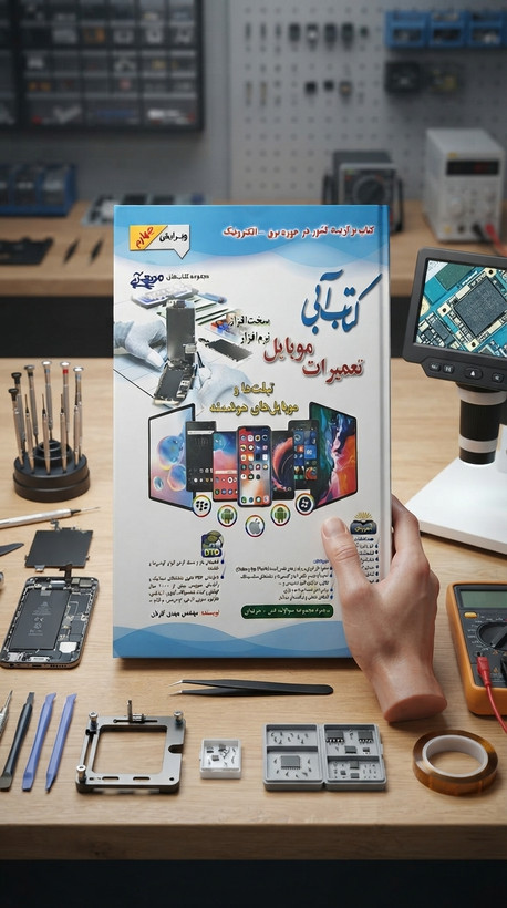 کتاب آبی تعمیرات موبایل (رنگی) مهدی کاردان