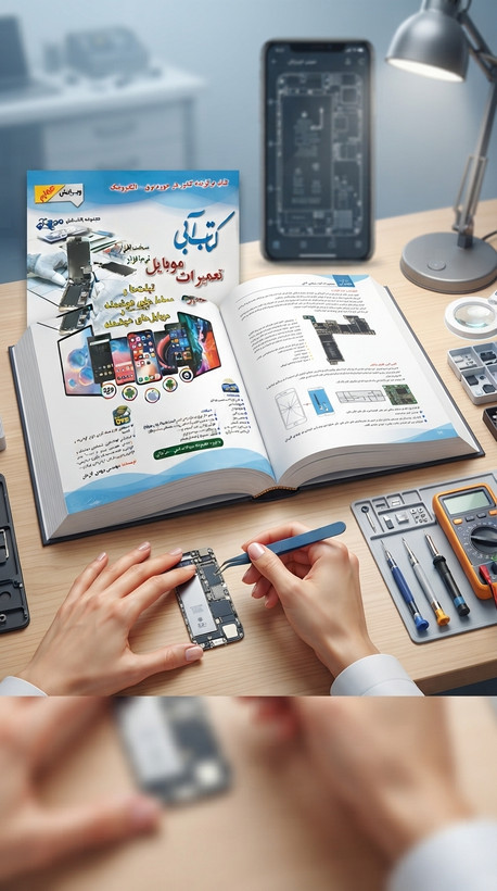 کتاب آبی تعمیرات موبایل (رنگی) مهدی کاردان